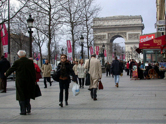 Елисейские поля в Париже Елисейские поля в Париже