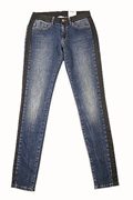 Джинсы со вставками
