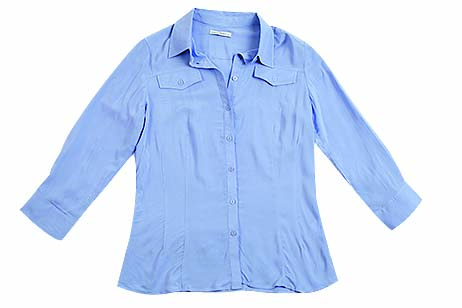 Голубая блузка