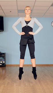 прыжок катте из балетных упражнений