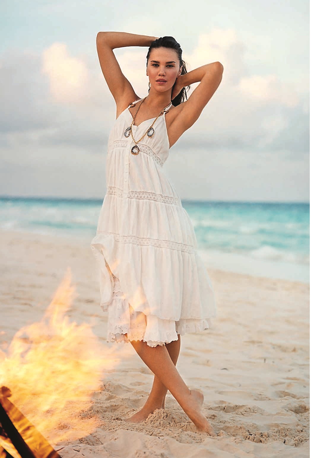 Девушка на пляже