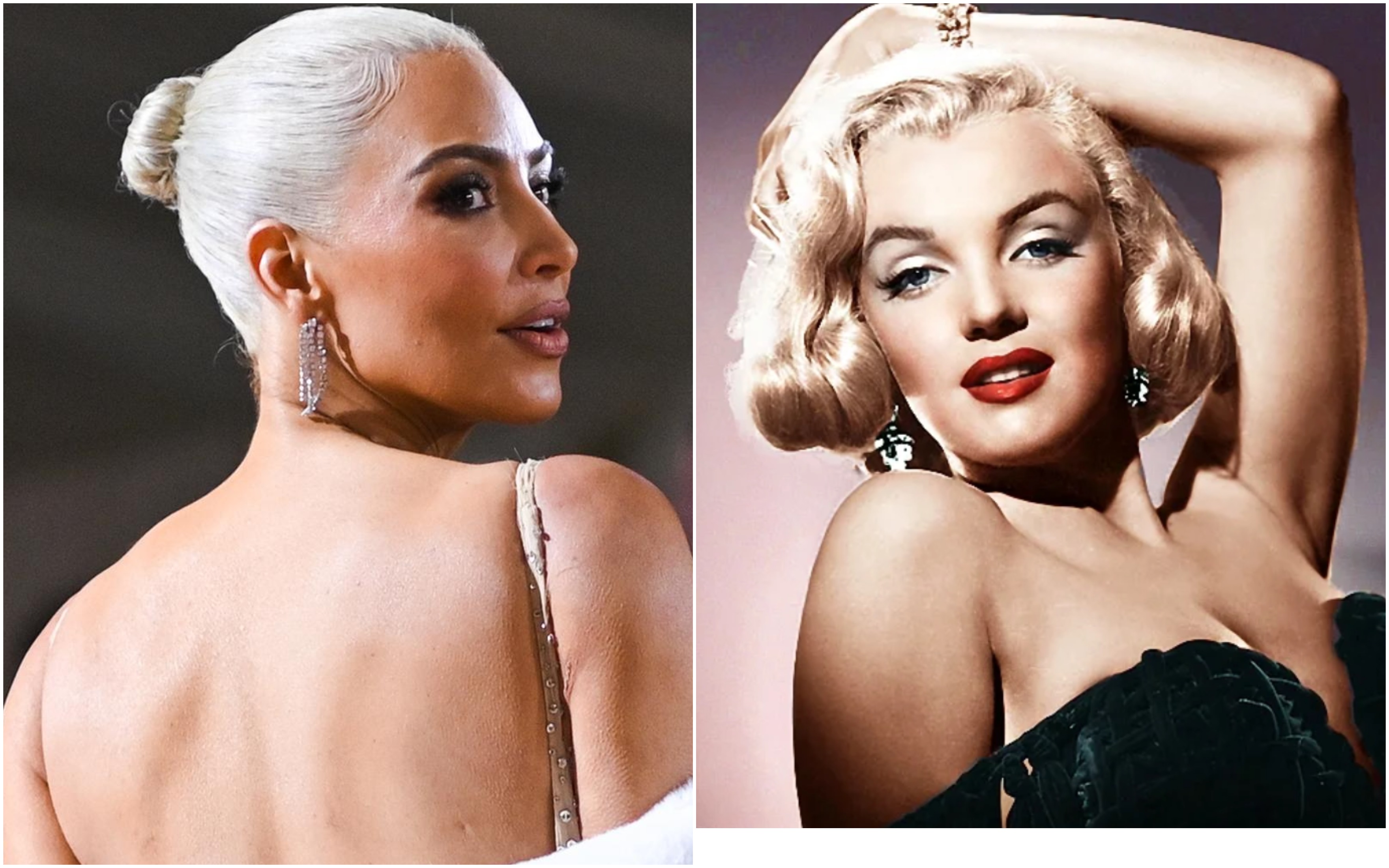 Ким Кардашян Порвала Платье Мерлин Монро фото 20