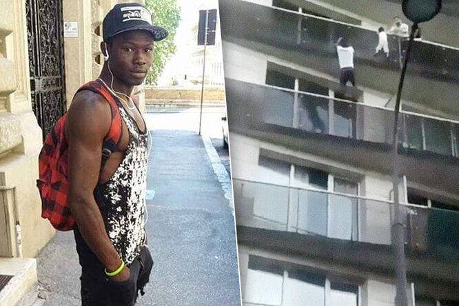 В Париже мигрант из Мали спас от смерти ребенка, забравшись по стене на 4-й этаж