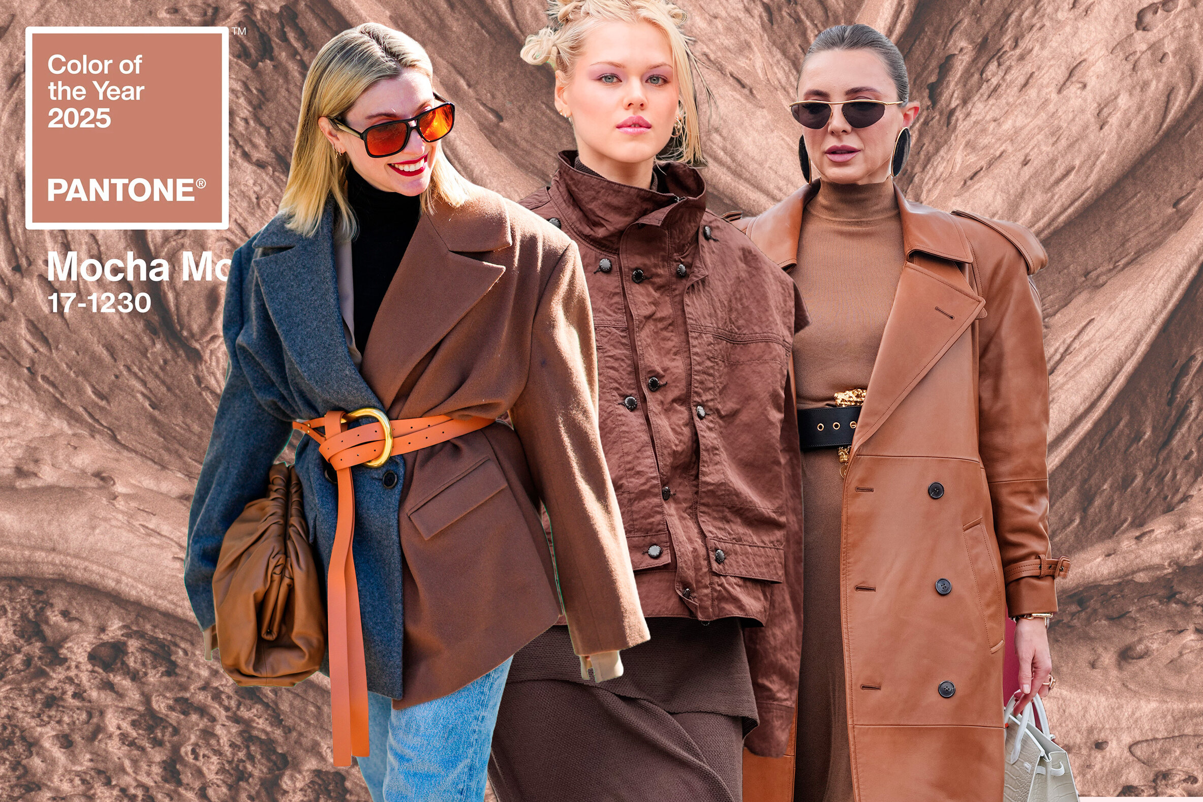 С чем носить Mocha Mousse – главный цвет 2025 по версии Pantone