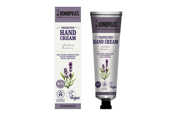 Protective Hand Cream Organic Siberian Cedar Oil and Lavender Oil For All Skin Types, Dr.Konopka’s 