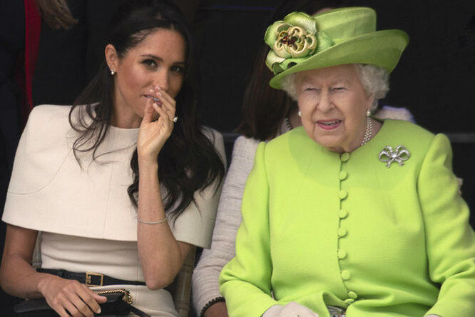 «Конфиденциальный семейный разговор»: Меган Маркл запретили общаться с королевой