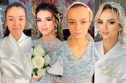 Как на самом деле выглядят невесты из Туркменистана: фото с макияжем и без