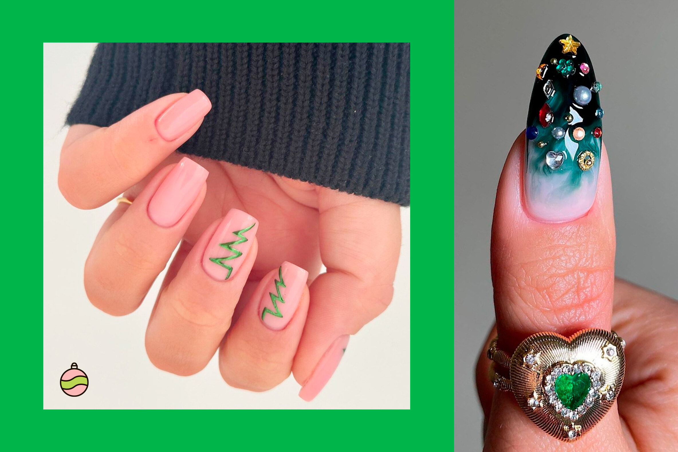 20 вариантов маникюра с зеленым лаком: идеи для длинных и коротких ногтей