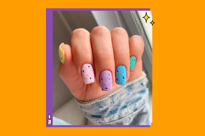 Manicure with multicolored fingers: 7 bright and delicate combinations for the summer