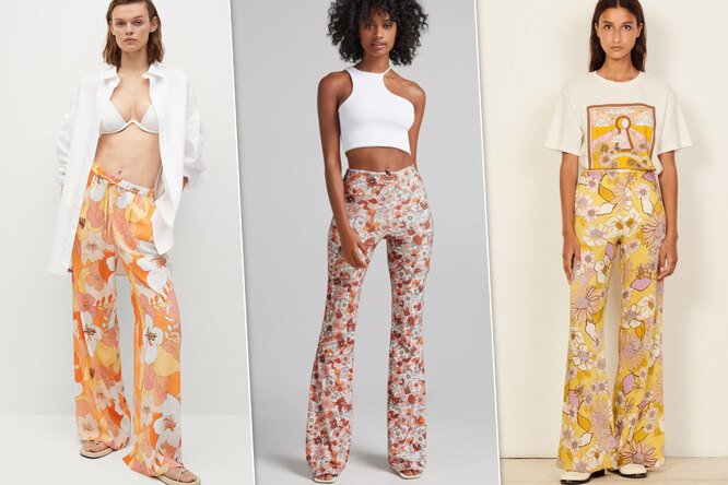 Этим летом носи брюки с цветочным принтом — 10 модных вариантов