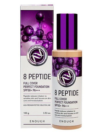 Enough 8 Peptide Full Cover Perfect Foundation, 950 руб.