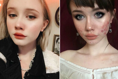 Бьюти-блогер решилась показать кожу с акне, которую она прятала под макияжем
