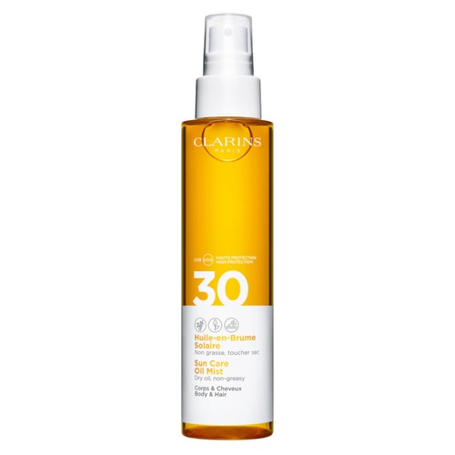 Spray oil with Clarins sunscreen, 3600 rubles.