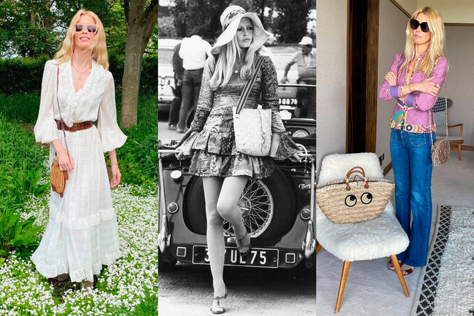 You will fall in love!  Brigitte Bardot and Claudia Schiffer wear straw bags – we’re looking for the same