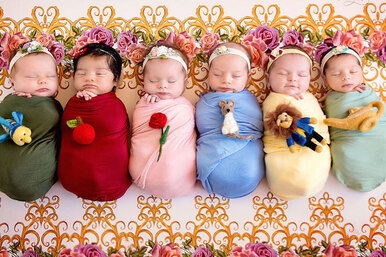О, крошки! Младенцы стали звездами проекта «Новорожденные принцессы Диснея»