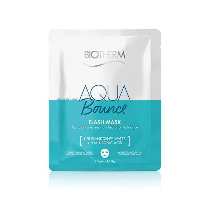 Тканевая маска мгновенного действия Aqua Bounce Flash Mask, Biotherm