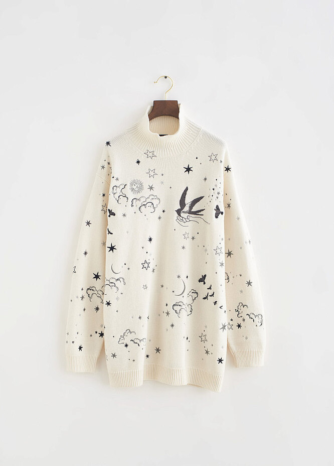 Sweater ololol, 44000 rubles.