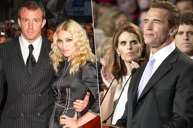 10 знаменитых мужчин и одна Мадонна: звезды, которых разорил развод