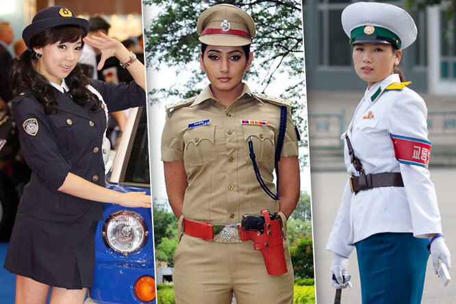 Ни с места, вы арестованы: 12 женщин-полицейских в униформе