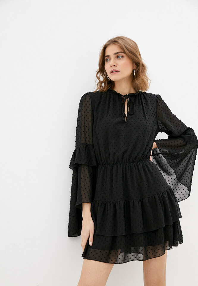 Короткое платье с пышными рукавами, Missguided, 3599 руб.
