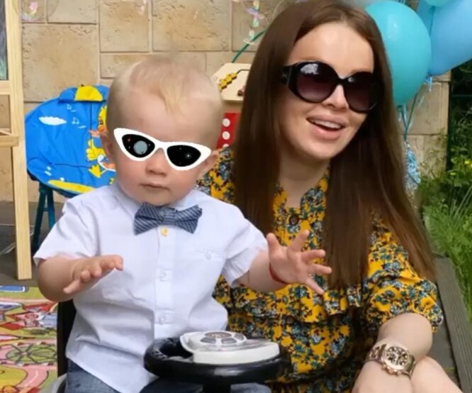 Елена Князева отпраздновала день рождения сына