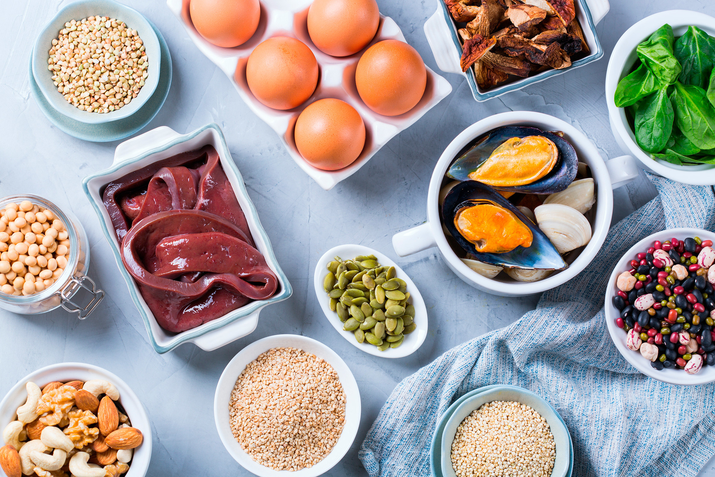 12 продуктов, в которых содержится много железа