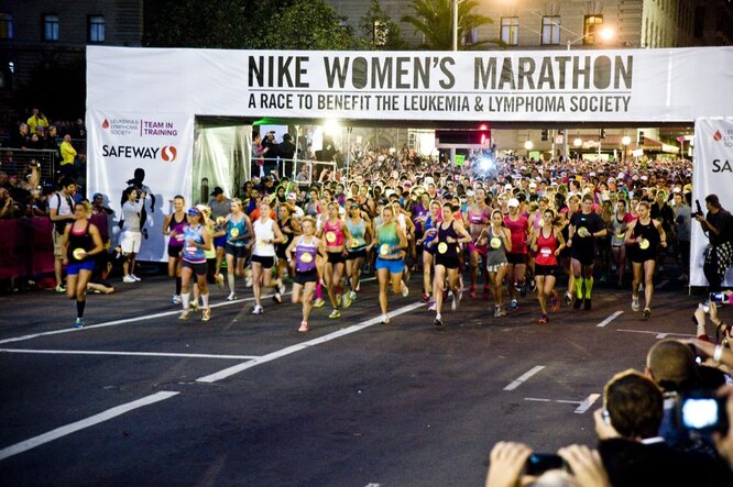 Ежегодно в марафоне Nike Women's Marathon принимают участие 20 000 женщин со всего света