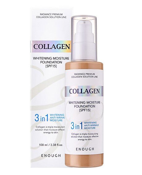 Enough Collagen Whitening Moisture Foundation 3 in 1 SPF 15, 599 руб.