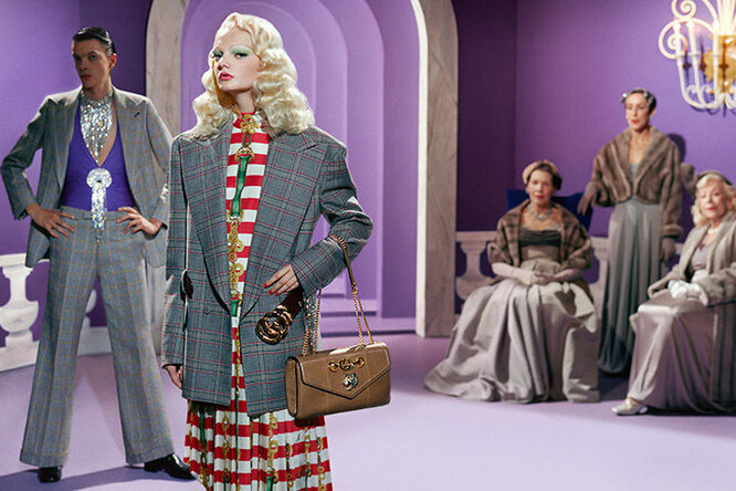 Алессандро Микеле посвятил новую рекламную кампанию Gucci золотому Голливуду Алессандро Микеле посвятил новую рекламную кампанию Gucci золотому Голливуду