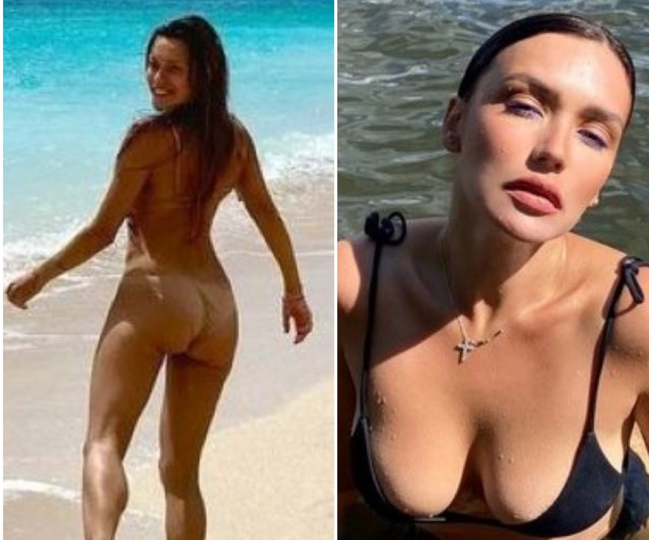 Сбежавшая грудь и невидимые плавки: самые забавные конфузы звезд в купальниках