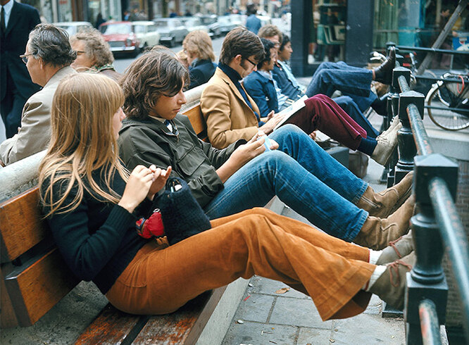 1. Когда появились первые британские джинсы? 