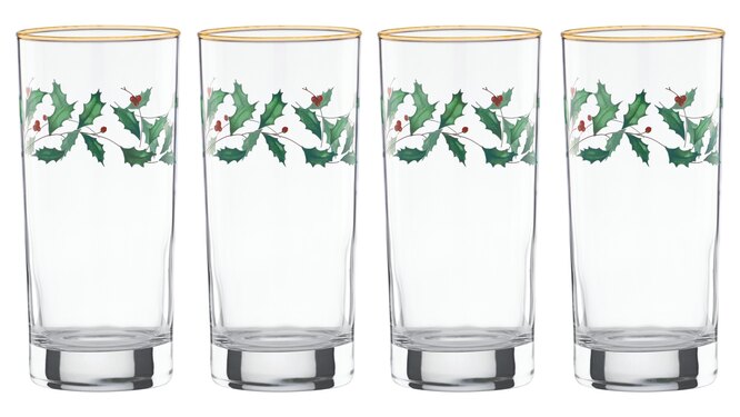 Набор бокалов для воды Lenox "Новогодние праздники"