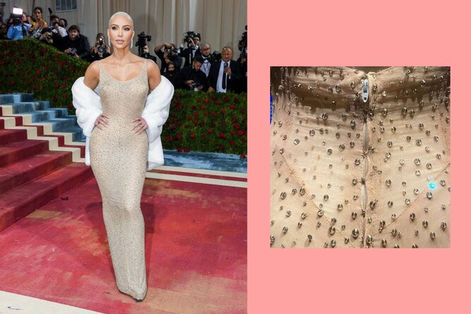 Always ruined!  After Kim Kardashian, You Won’t Look At Monroe’s Dress Without Tears