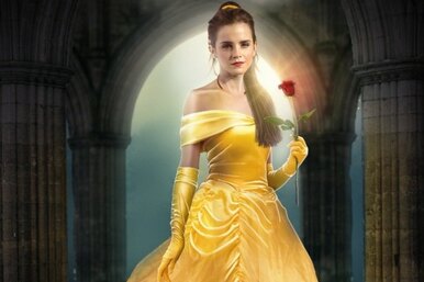 Эмма Уотсон впервые появилась в образе Красавицы из новой версии сказки