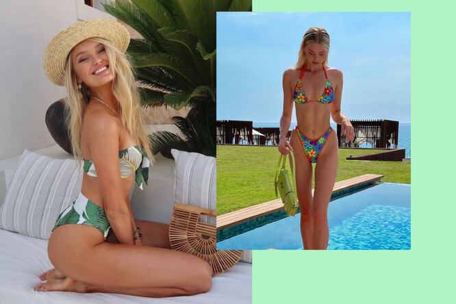 Blondes choose: what swimsuits do blonde stars wear?