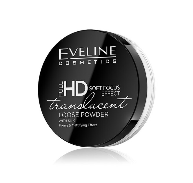 Рассыпчатая пудра Full HD Loose Powder Translucent, Eveline Cosmetics