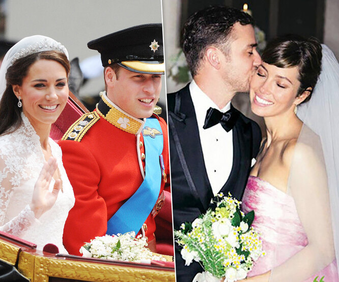 Платье за $2 000 000 и роскошный замок: самые дорогие звездные свадьбы в истории