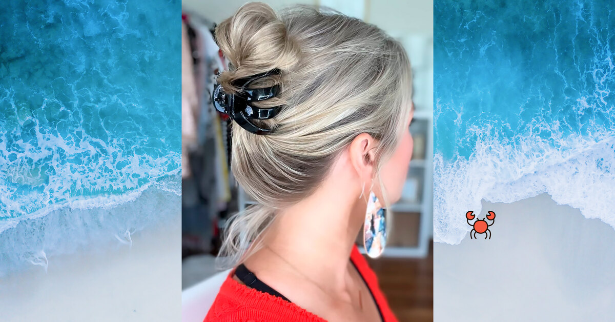How beautiful and stylish to collect short hair with a crab: you can definitely do it!