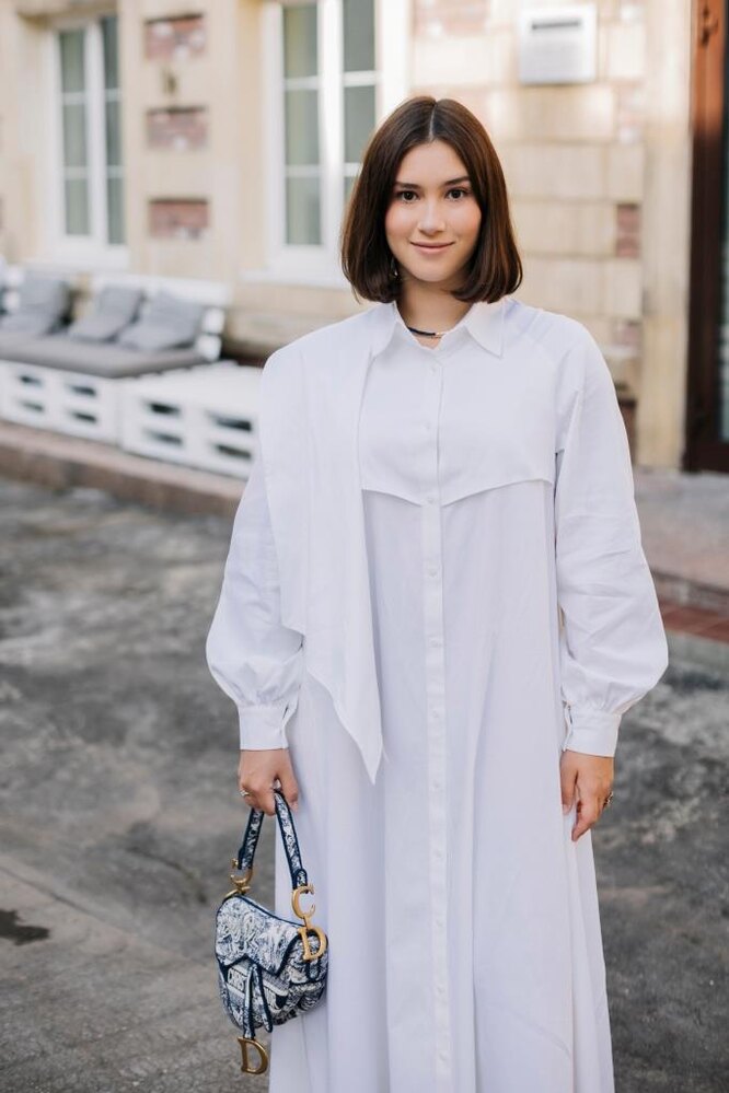 Timid Nemtsova and fatal Konchalovskaya: stars at the opening of the exhibition