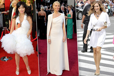 Лучшие белые платья в истории моды: 13 примеров от Одри Хепберн до Леди Гаги