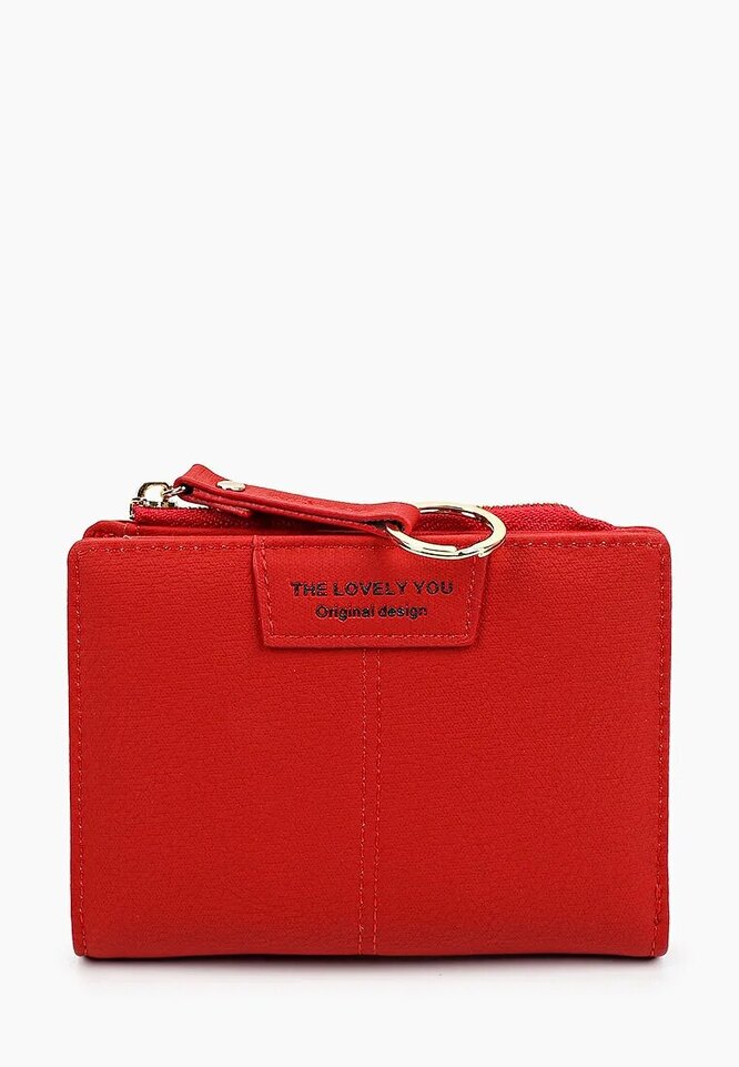 Красный кошелек на молнии — женский вариант от Mon mua, 1254 руб.