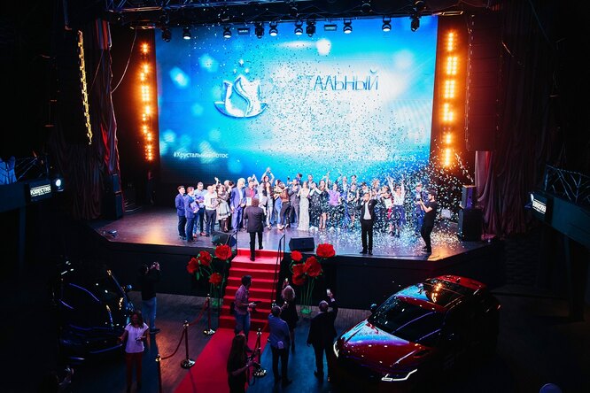 Победители на сцене Известия Hall