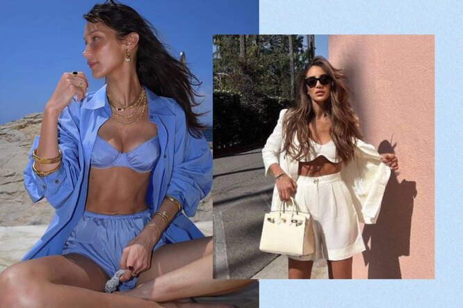 Bella Hadid shows off a versatile beach ensemble that’s easy to wear around town