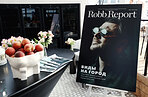 Презентация номера июль-август Robb Report на летней веранде ресторана Peach