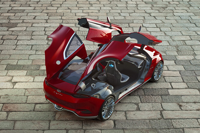 Фотографии концепт-кара Ford Evos Фотографии концепт-кара Ford Evos