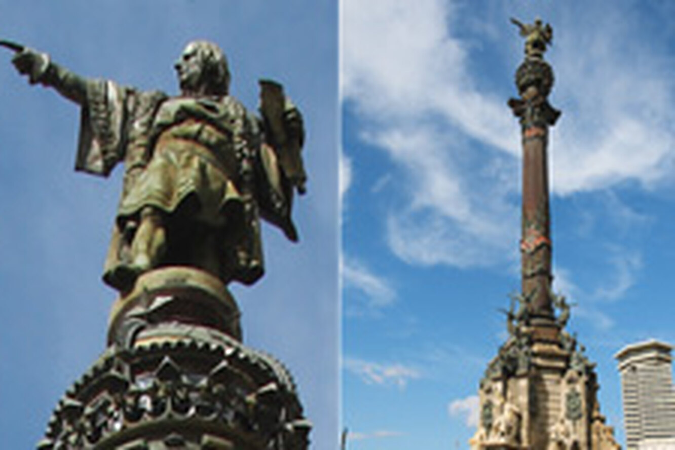 На какие средства установлен памятник христофору леденцову. Памятник Христофору Колумбу. Памятник Христофору Колумбу в Барселоне. Статуя Колумба в Барселоне.