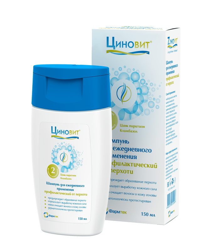 Dandruff preventive shampoo for daily use "Cynovit", 380 rubles.