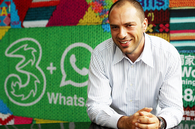 What does WhatsApp creator look like?  He has Russian roots!