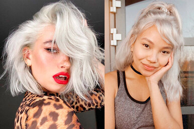 Устричный серый: как выглядит самый модный «седой» оттенок волос этого сезона