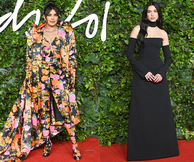 Самая роскошная красная дорожка года — образы звезд с The Fashion Awards 2021